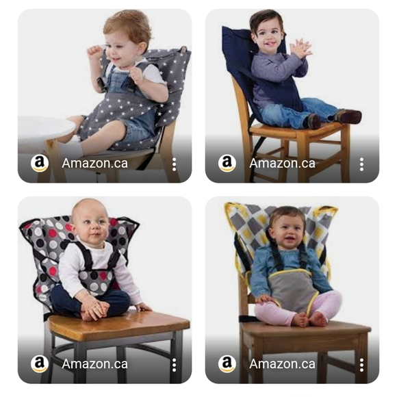 Highchair l travel chair for safety l baby item l red l make shift highchairr - Picture 3 of 3